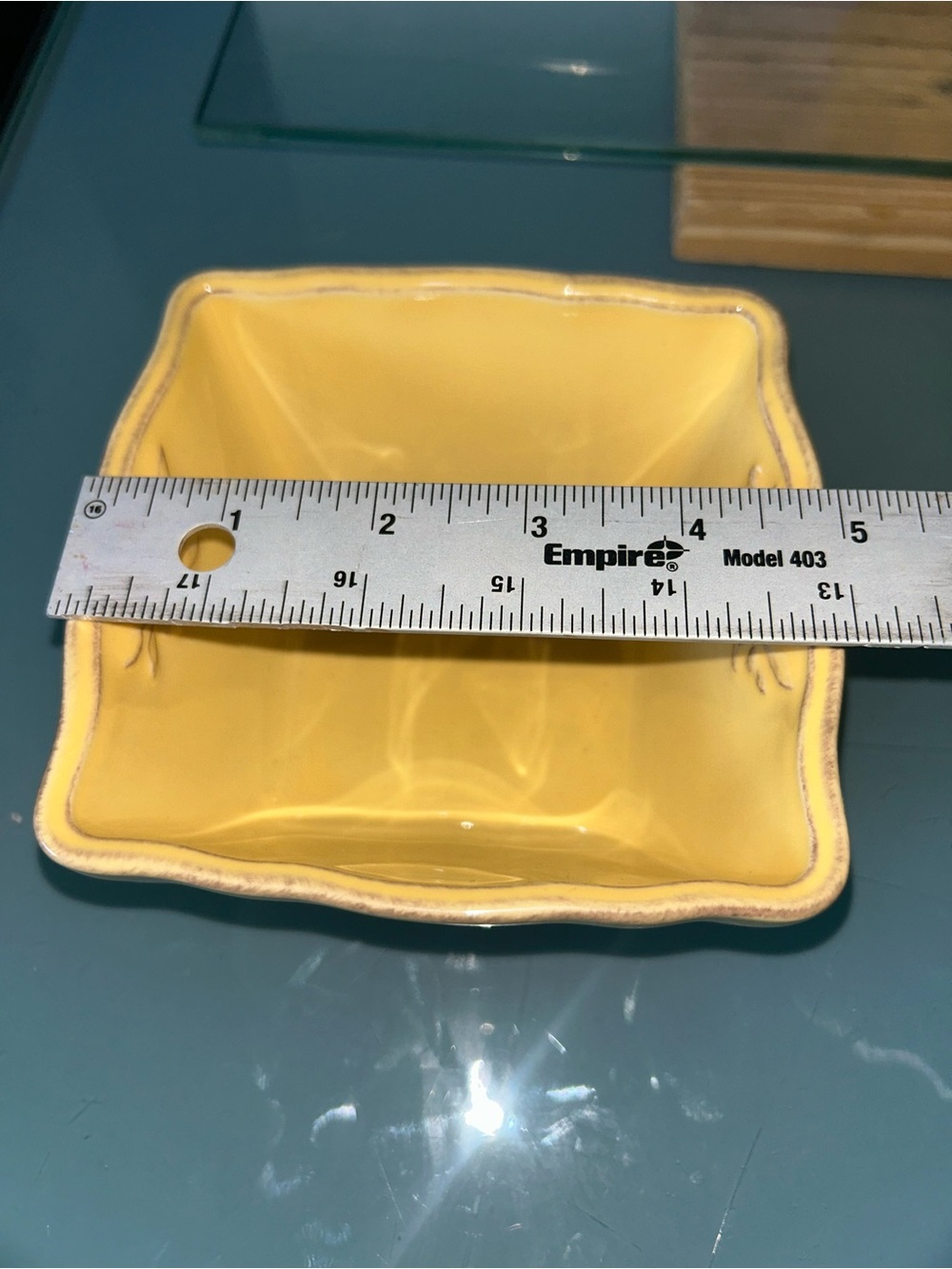 SUR LA TABLE Large Yellow Serving Salad Bowl Dip Bowl Set Vintage Portugal - Picture 10 of 15
